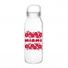 Miami RedHawks Clear Floral Waterbottle