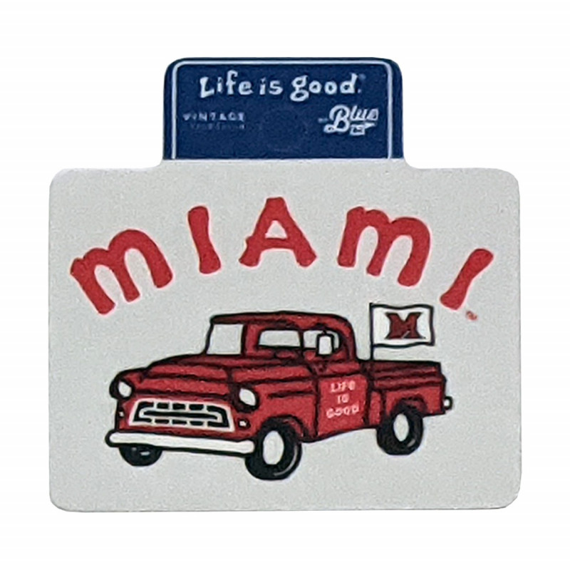 Blue 84 Miami Truck Rugged Sticker