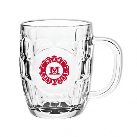 Miami RedHawks Britannia Glass Mug