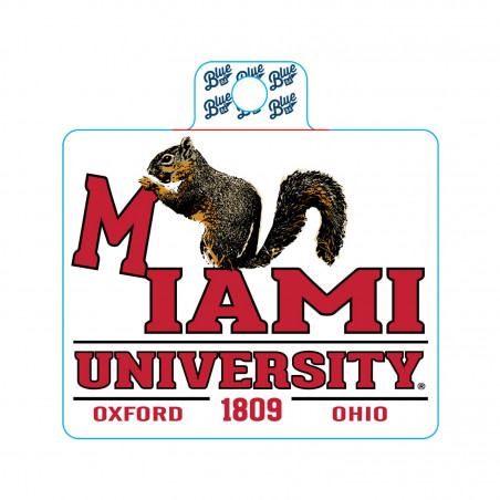 Miami RedHawks Chomp it Sticker