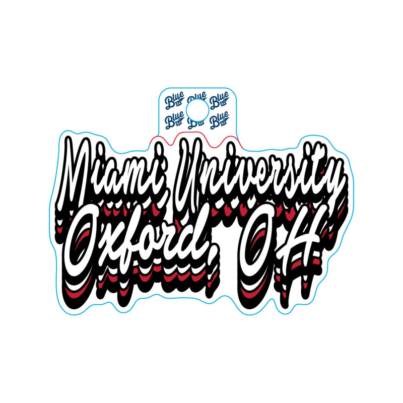 Miami RedHawks Give Good Vibes Sticker