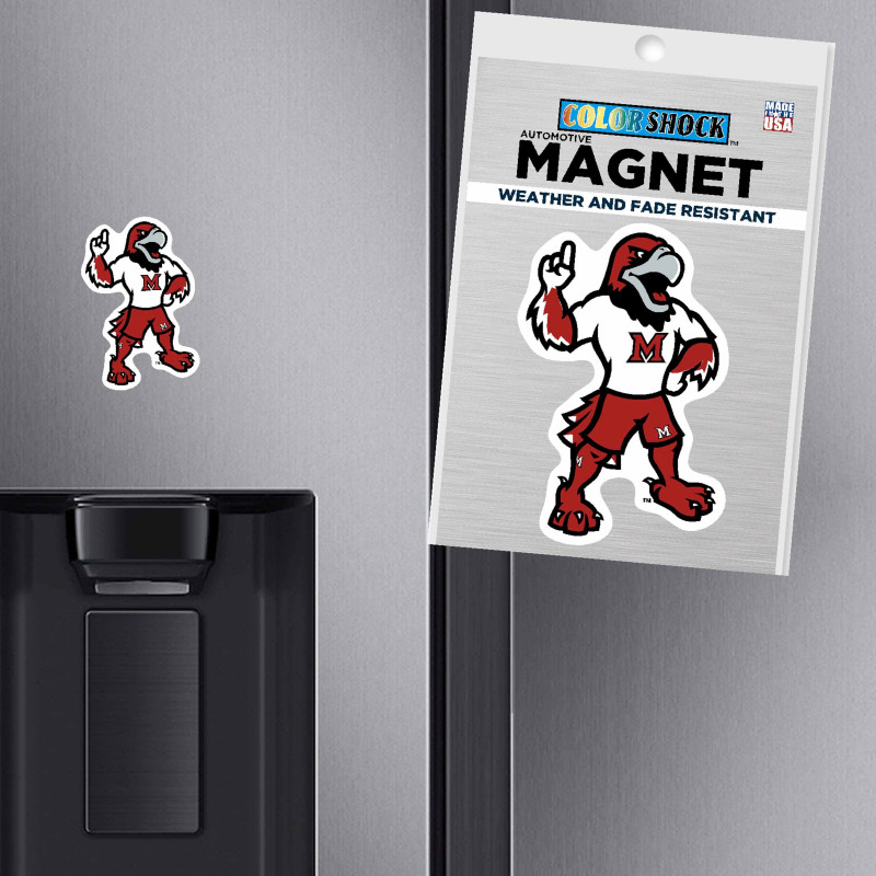 Miami RedHawks Mini Swoop Magnet