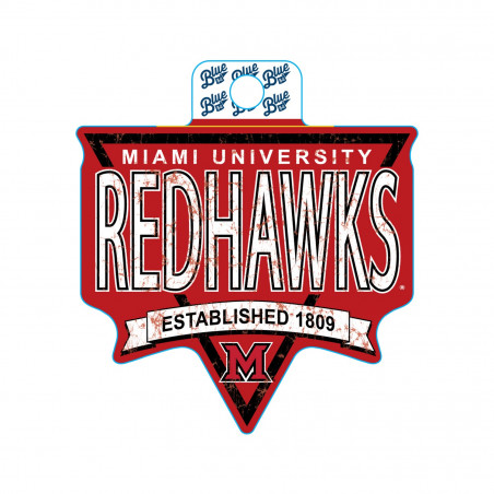 Miami RedHawks Nineties Sticker