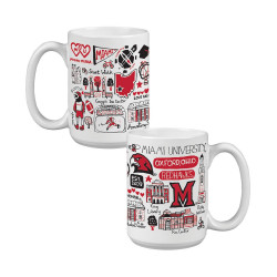 Neil Miami Julia Gash Design Mug, 15 oz.