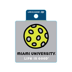 Miami RedHawks Pickleball Sticker