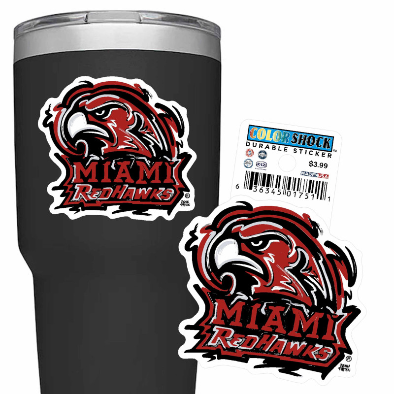 Miami RedHawks Swoop Justin Patten Sticker