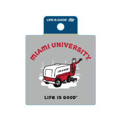 Miami RedHawks Zamboni Sticker