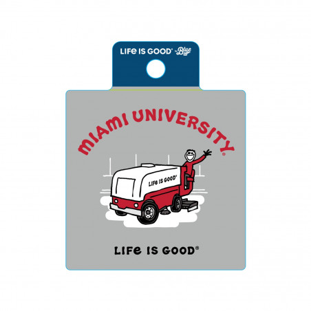 Miami RedHawks Zamboni Sticker