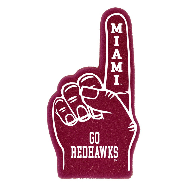 Miami RedHawks Mini Foam Finger