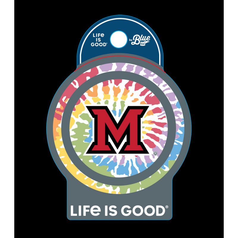 Miami Tie Dye Life Is Good Sticker