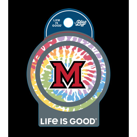 Miami Tie Dye Life Is Good Sticker