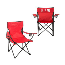 Miami University Red Folding Lawn Chair