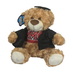 Mascot Factory Miami Graduation Bear Stuffed Animal