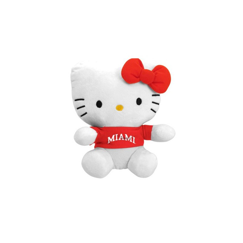 Miami RedHawks Hello Kitty Plush