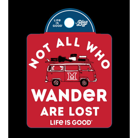 Miami University Wander Bus Sticker 3"x3.5"