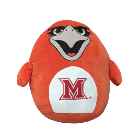 Miami RedHawks Swoop Squishy Stuffed Animal