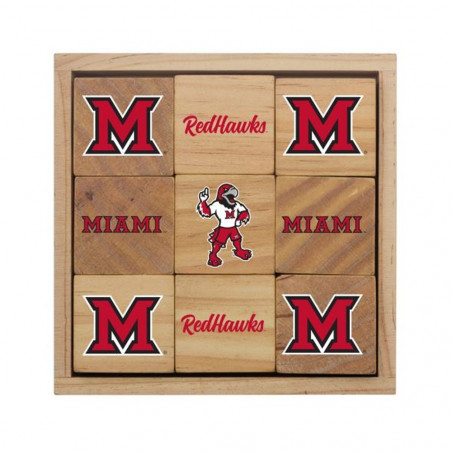 Miami RedHawks Wood Block Set