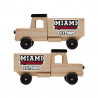 Miami RedHawks Wooden Truck Toy