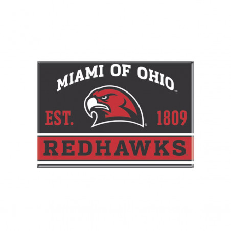 Wincraft Miami of Ohio Rectangular Magnet