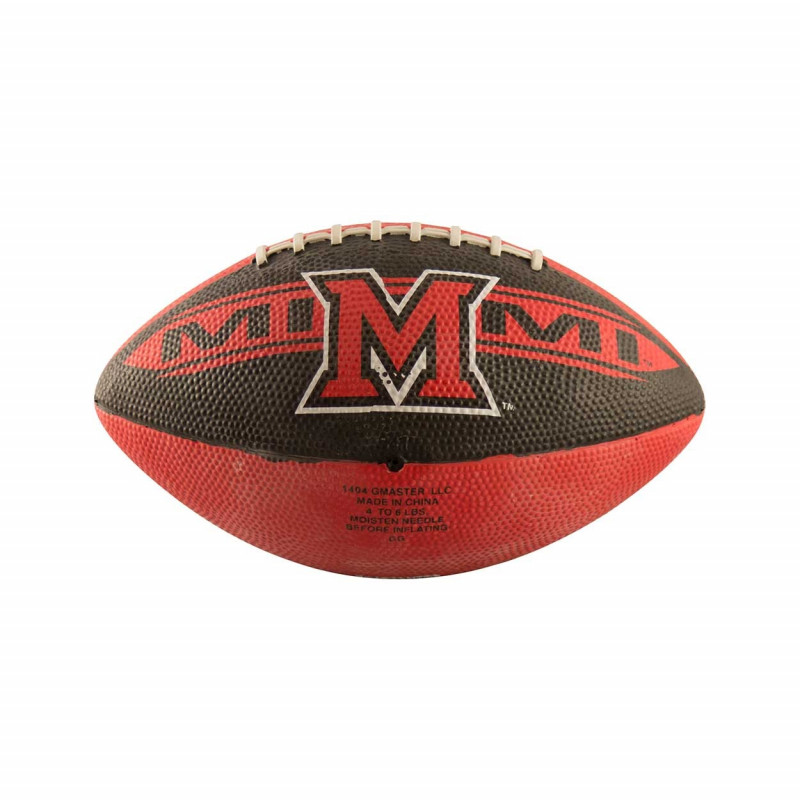 Logo Miami Hawk Head/Block M Mini Size Football