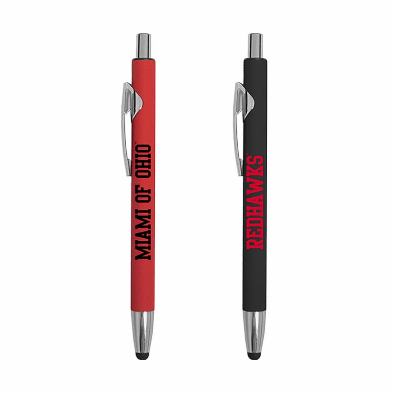 Miami of Ohio & RedHawks Pen Set, 2 pk