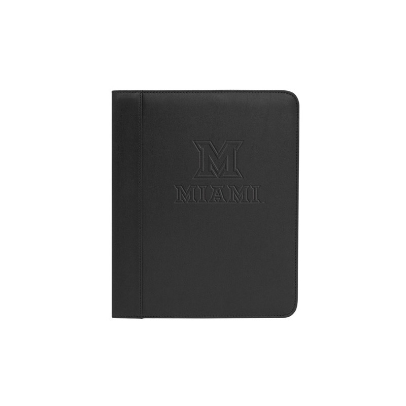 Miami RedHawks Debossed Leather Padfolio