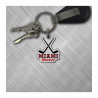 Miami Hockey Clear Acrylic Key Tag