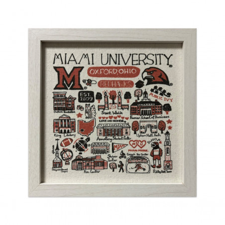 Miami Julia Gash Framed Canvas
