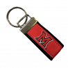 Miami RedHawks Red Ribbon Key Tag