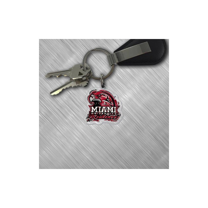 Miami RedHawks Swoop Justin Patten Keytag