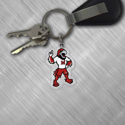 Miami RedHawks Swoop Keytag