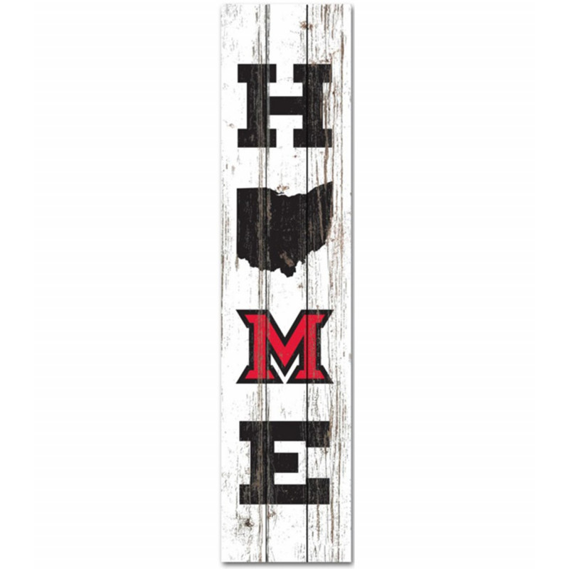 State of Ohio & Block "M" White Block Decor