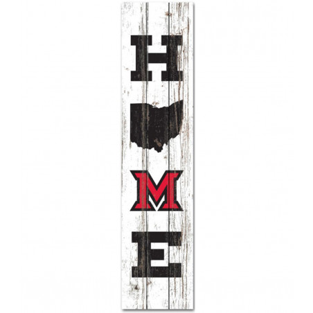 State of Ohio & Block "M" White Block Decor