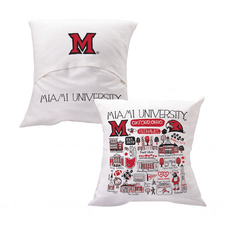 Neil Miami Julia Gash Throw Pillow