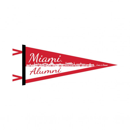 Collegiate Pacific Miami Alumni Pennant, 12" x 30"
