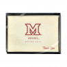 Overly Miami Univ. Block M Logo Thank You Cards