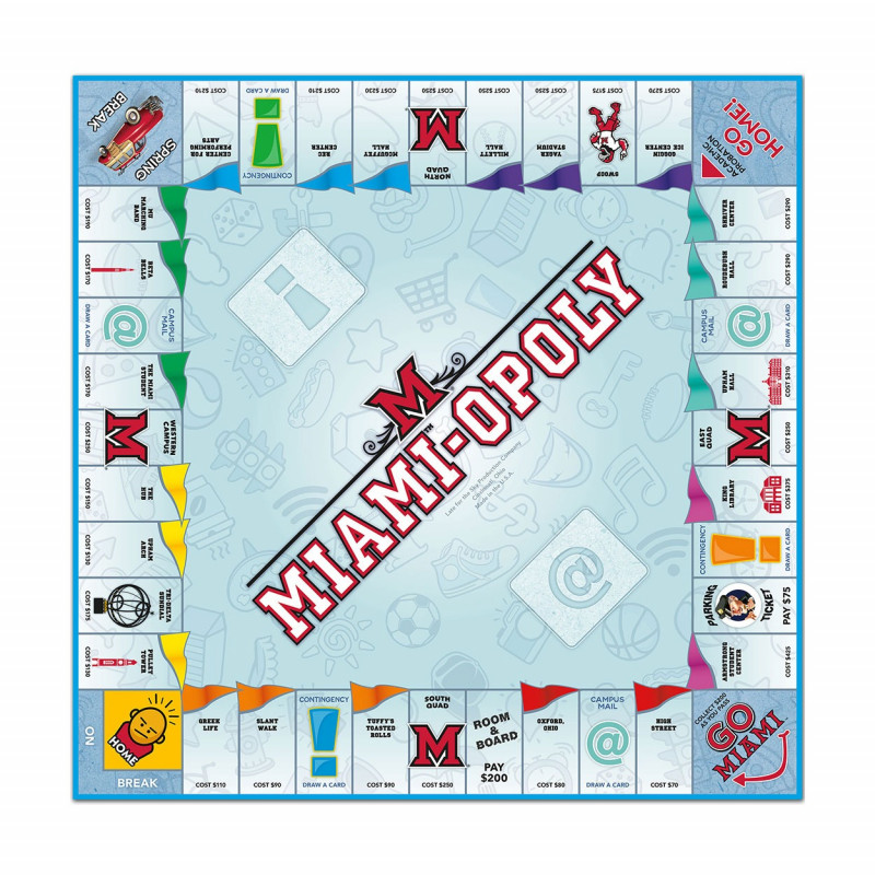 Late for the Sky Miami-Opoly Board Game