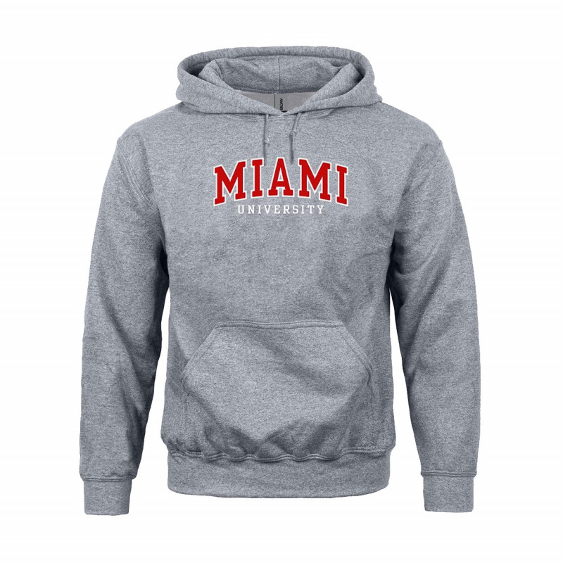 Miami University Tackle Twill/Embroidered Hoodie