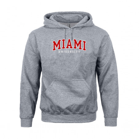 Miami University Tackle Twill/Embroidered Hoodie