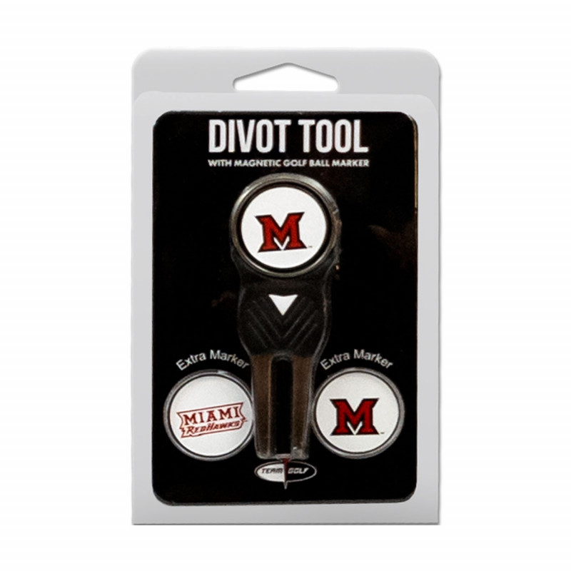 Miami Golf Divot Repair Tool with Extra Ball Markers