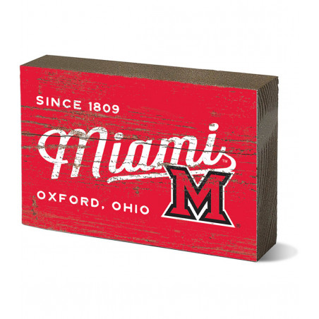 Miami Tail Red Block Decor