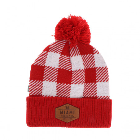 Miami RedHawks Brawny Pom Beanie
