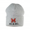 Legacy Gray Miami Logo Cuffed Beanie