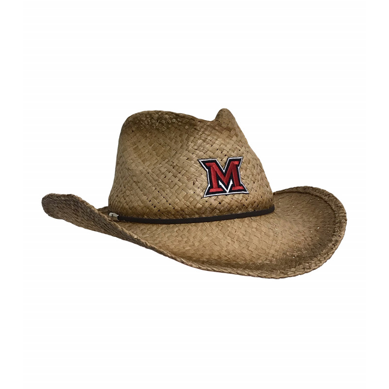 Miami University Straw "Wrangler" Hat