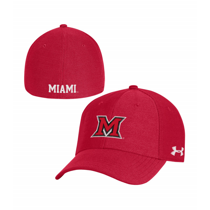 Under Armour Miami University Red Fitted Hat