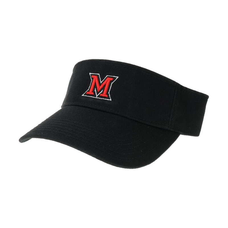 Legacy Miami Univ. Block M Visor in Black, Red, or White