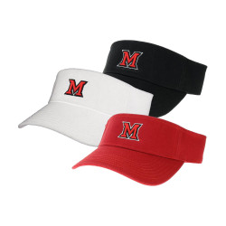 Legacy Miami Univ. Block M Visor in Black, Red, or White