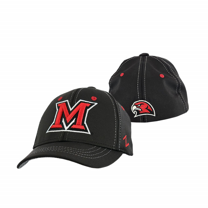 Zephyr Miami Fitted Cap, Black