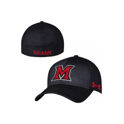 Miami RedHawks Under Armour M-Logo Fitted Hat
