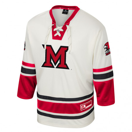 Miami University Cream Hockey Jersey